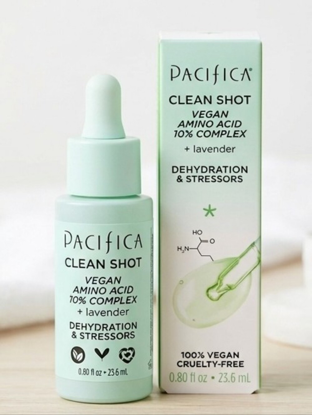 NEW Pacifica Clean Shot Vegan Amino Acid 10% Complex